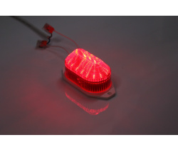 LED лампа-вспышка накладная, красная