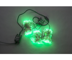 F   Зелёный LED-BS-200*3-20M*3-24V-G прозрачный пр. (Flash через каждые 7 светодиодов)