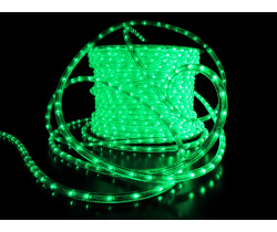 LED-XD-2W-100M-240V-G-S Flash (каждый 6-ой), зеленый,13мм, (2м)