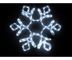 LED-XM(FR)-2D-CK012-W-24'' WhiteСнежинка 60.5х52см