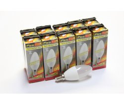 10шт. LED C37/SXW 7W 220-240V E14 3200K Свеча 37х102мм