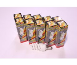 O/W 10шт. Лампа энергосберегающая Flesi Spiral Full 11W 220V E14 2700K 10шт/упак.