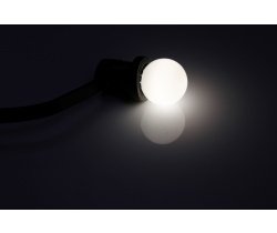 набор из 25шт. ламп LED G45 0.5W 220-240V 4100K White E27 белая новый завод