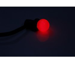 LED G45 0.5W 220-240V Red E27 красная новый завод