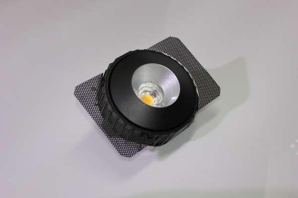 Накладное декоративное кольцо (черное/серебро) в светильник серии ROUND-OUT-02/03 and ROUND-IN-03/04 фото 2