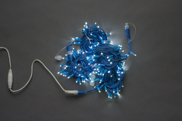LED-PLR-200-20M-240V-W/BLUE Wire-S белый/синий провод фото 2