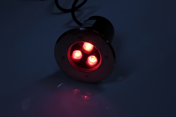 G-MD106-R грунтовой LED-свет красный D120, 3W, 12V фото 5