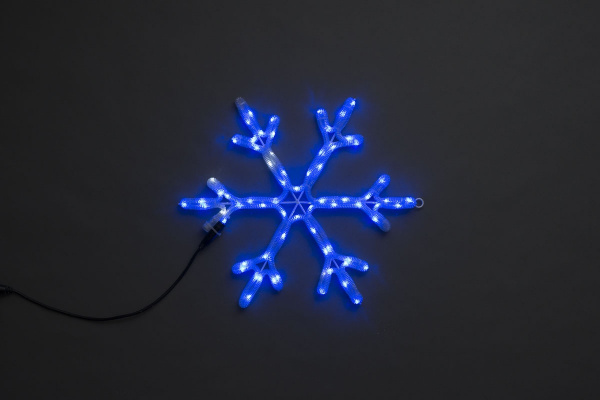 LED-XM(FR)-2D-CK005-B-24"-F(W) Мотив Снежинка синий фото 2