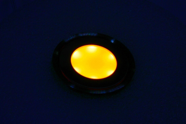 SC-B101B Yellow  LED floor light, круглый,12V,IP67 фото 1