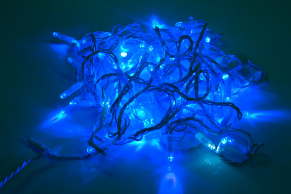 LED-PLR-192-20M-24V-B/W-F(CW)-W/O(Wire 2.3mm), синий/белый FLASH, бел. пр, соед.(без шнура)Нов Кон фото 1