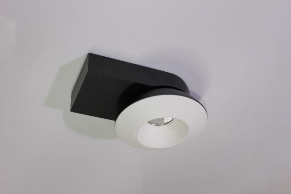 Накладное декоративное кольцо (белое/черное) в светильник серии ROUND-OUT-02/03 and ROUND-IN-03/04 фото 2