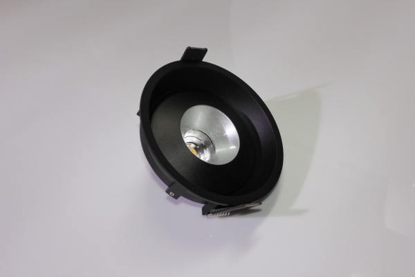 Накладное декоративное кольцо (черное/серебро) в светильник серии ROUND-OUT-02/03 and ROUND-IN-03/04 фото 7