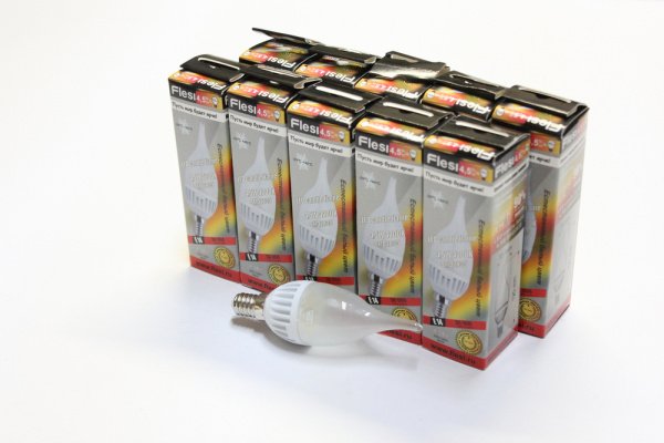 10шт. LED candle-frame-4,5W E14 4200K, 240V, SMD2835, свеча на ветру фото 1
