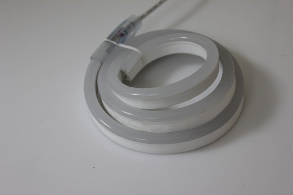 LN-220V-2835-120P-Y  Световая гирлянда Гибкий неон LED NEON FLEX желтый, 8х18мм.  фото 2