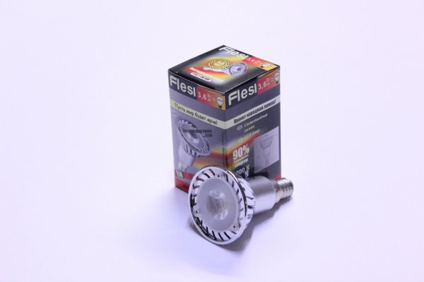 10шт. E14C-1-3W-WW (E-14,1*3W, AC220V, Warm White,3200K) фото 2