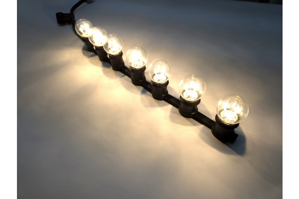 E27 BULB-6 SMD-240V-WW лампа декоративная прозрачная колба 2026 фото 1