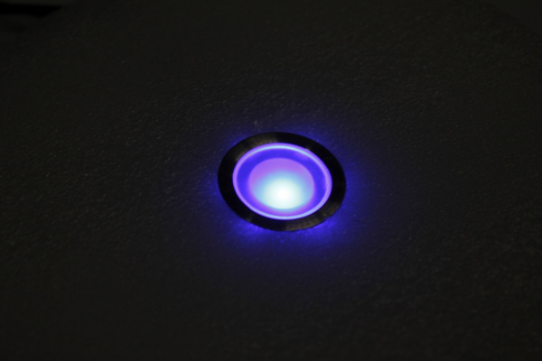 SC-B105B Blue LED floor light, круглый, 12V, IP67 фото 5