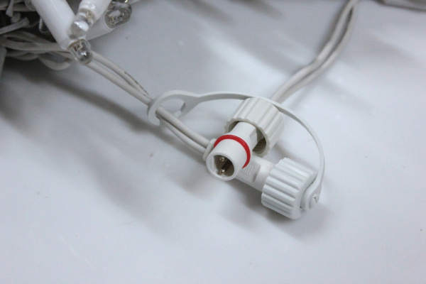 LED-PLR-192-20M-24V-R/W-W/O, цвет красный/белый провод, соед. (без шнура)24В(Новый коннектор) фото 3