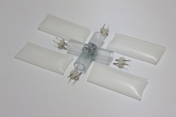 Коннектор  для фиксинга X-образный, D13mm LED-DL-2W-X.   фото 2