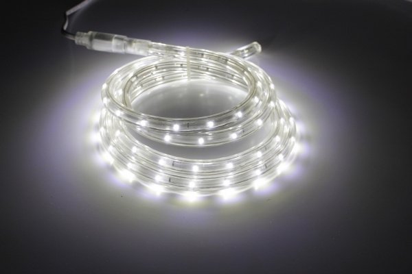 LED-CDL-FCB-3528-13MM-36L-240V-W Светодиодная гирлянда дюралайт фиксинг, белый, D13мм, 36LED SMD3528 фото 1