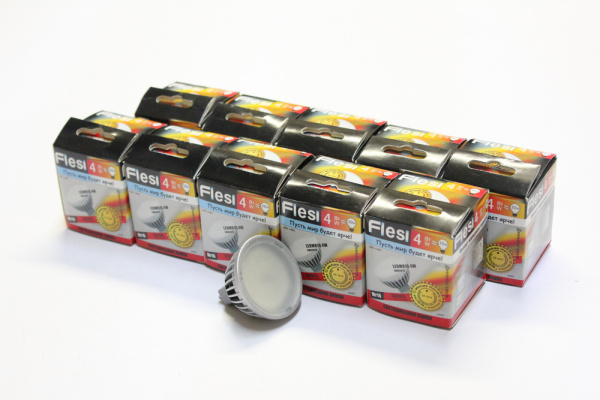 10 шт. LED MR16-4W 220-240V, 4200K, SMD3014 фото 1