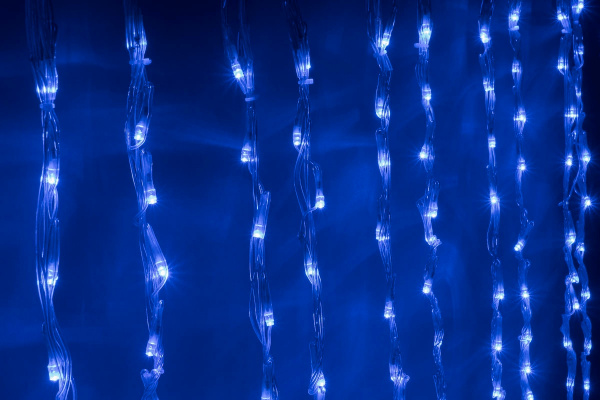LED-XP-1344-230V Blue Световой дождь 2,4х3,6м фото 2