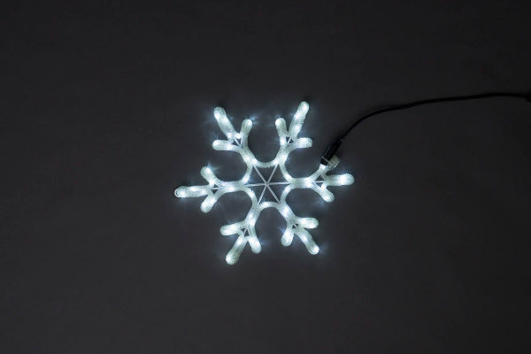 LED-XM(FR)-2D-CK005-W-18"Мотив Снежинка белый фото 1