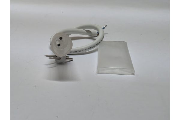 Шнур 0,3м без диодного моста для подключения дюралайта 12V/24V к БП LED-DL-2W-CA-1-W-0.3m фото 2