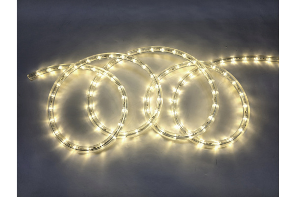 2026 LED-DL-2W-100M-1M-24V-WARM WHITE (H) дюралайт, фиксинг, теплый, 24V, D13мм, 36LED/метр, IP54 фото 1