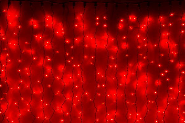 LED- PLS-1920-240V-2*1,5М-R/BL (красные светодиоды/черн пр) фото 2