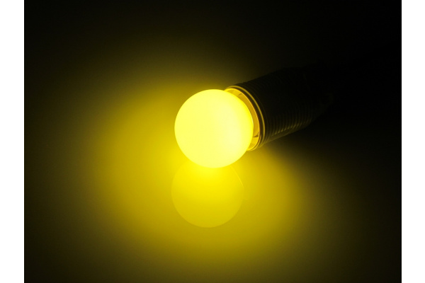 LED G45 220V-240V Yellow, жёлтый фото 1