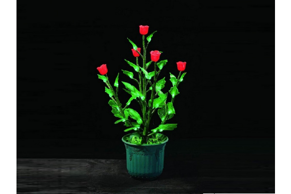 IMD-008 LED Куст розы в горшке,0,6 м., кр. фото 1