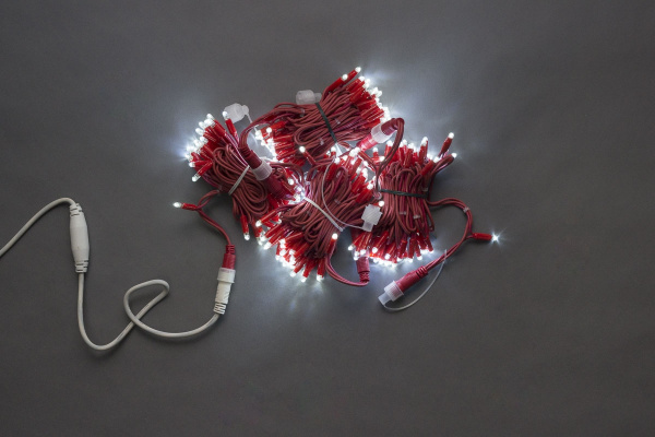 LED-PLR-200-20M-240V-W/RED Wire-S белый/красный провод фото 1
