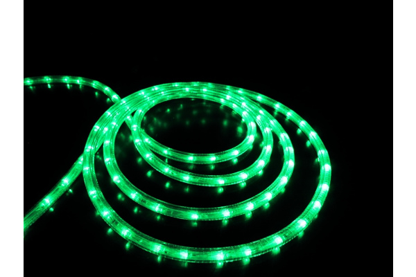 LED-XD-5W-100M-240V-K/2,77CM зеленый,16мм, (4м) фото 2