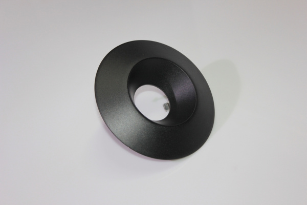 Накладное декоративное кольцо (черное/черное) в светильник серии ROUND-OUT-02/03 and ROUND-IN-03/04 фото 9