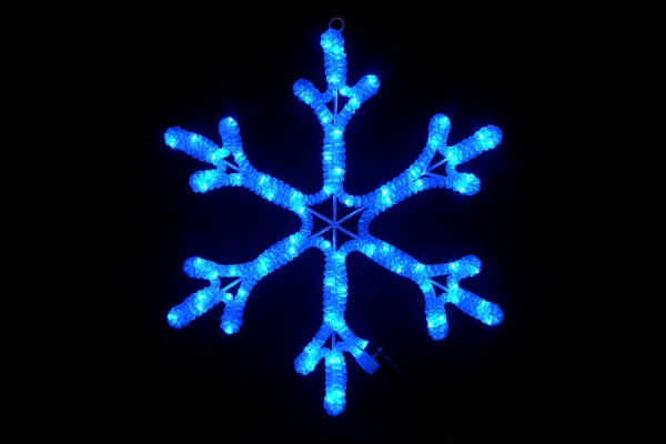 LED-XM(FR)-2D-CK005-B-18"Мотив Снежинка синий фото 1