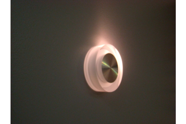 FL55SH-RD WW LED свет. круг, встраив. в стену 1*1W фото 1