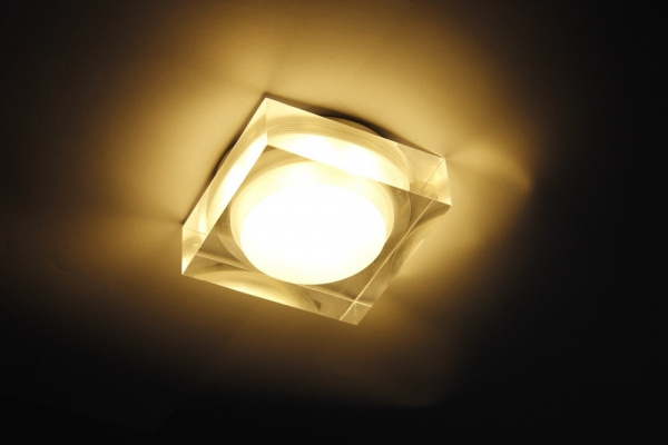 G-TH206F,LED свет,встраив,квадратный 6LED/1W,3100К фото 2