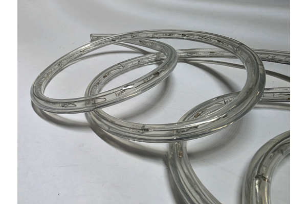 2026 LED-DL-2W-100M-1M-24V-WARM WHITE (H) дюралайт, фиксинг, теплый, 24V, D13мм, 36LED/метр, IP54 фото 4