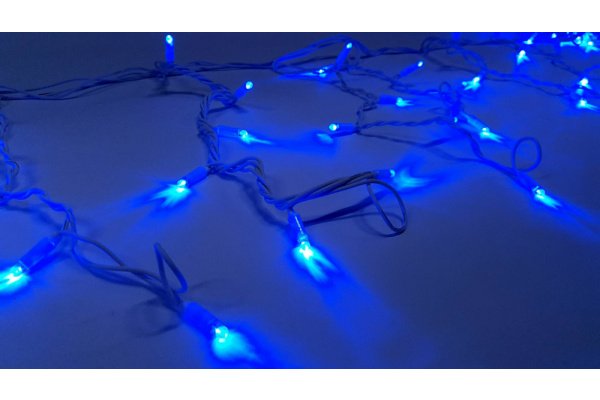 LED-RPLR-160-4.8M-24V-B/WH W/O НОВЫЙ КОННЕКТОР синий/белый провод без шнура24V/240V Бахрома Neo-Neon фото 2