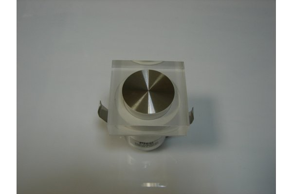 FL55SH-SP  GREEN LED свет.квад, встр. в стену 1*1W фото 2