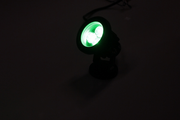 G-DT02-G 12V точ.повор.LEDпрожек,3LED CREE/1W,12V зелёный фото 2