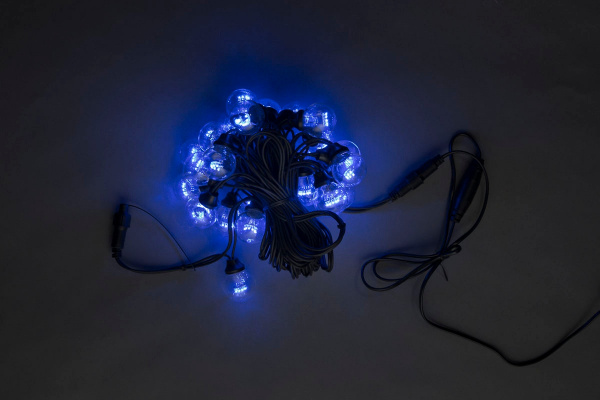 LED-2BLR-50CM-10M-240V-B, Белт-лайт с лампами, синий/черный пр. фото 2