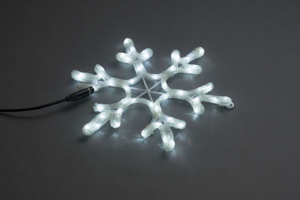 LED-XM(FR)-2D-CK005-18"-W-F(W) Мотив Снежинка белый фото 2