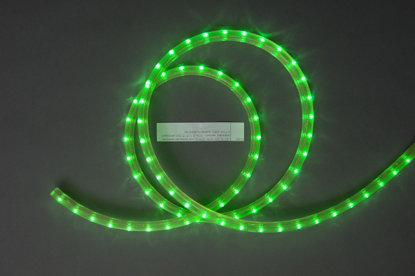 LED-FL-2W-100M-220V-G, зеленая, 100м, 220V, D13.5*15.5cm, интервал 2,77см, 2М фото 1