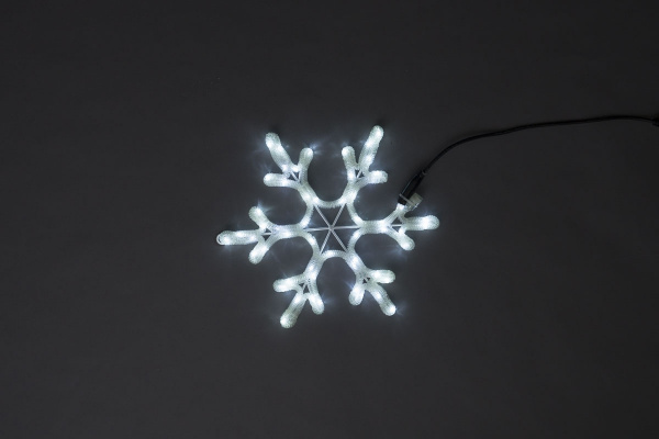 LED-XM(FR)-2D-CK005-18"-W-F(W) Мотив Снежинка белый фото 1