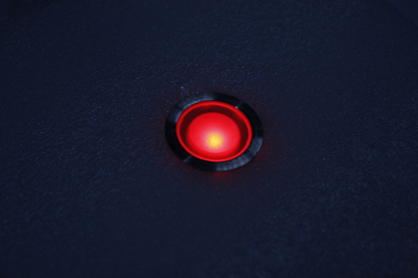 SC-B105B Red LED floor light, круглый, 12V, IP67 фото 1