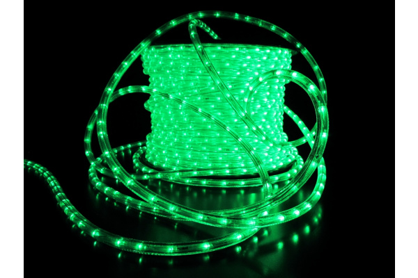 LED-XD-2W-100M-240V зеленый,13мм, (1м) фото 1