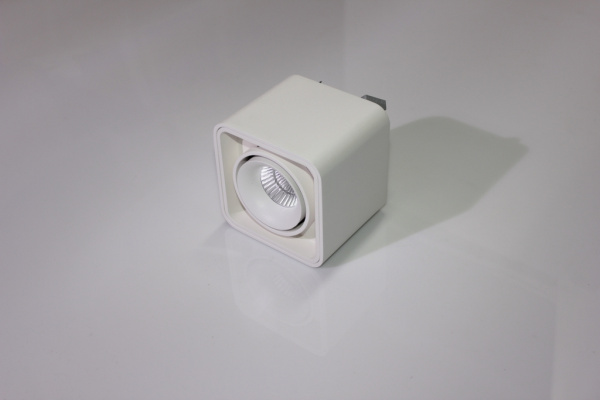 Потолочный накладной светильник SQUARE-OUT-01-WH-WW (теплый белый свет, белый корпус)  фото 3