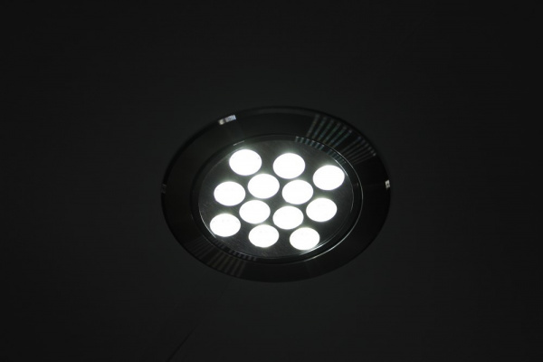 G-TH112-6300K,LEDсвет.встр.повор.круг12LED CREE/1W фото 2